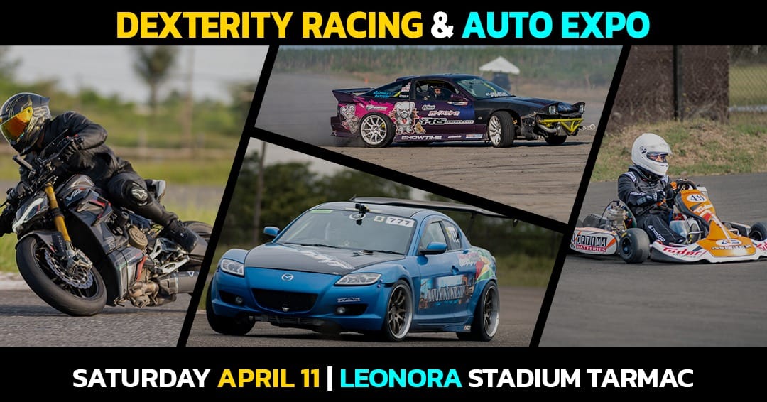 Dexterity Racing & Auto Expo set for Leonora Stadium