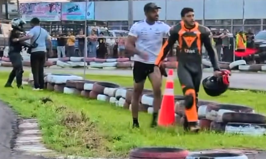 Racer who slapped rival after track accident faces ban