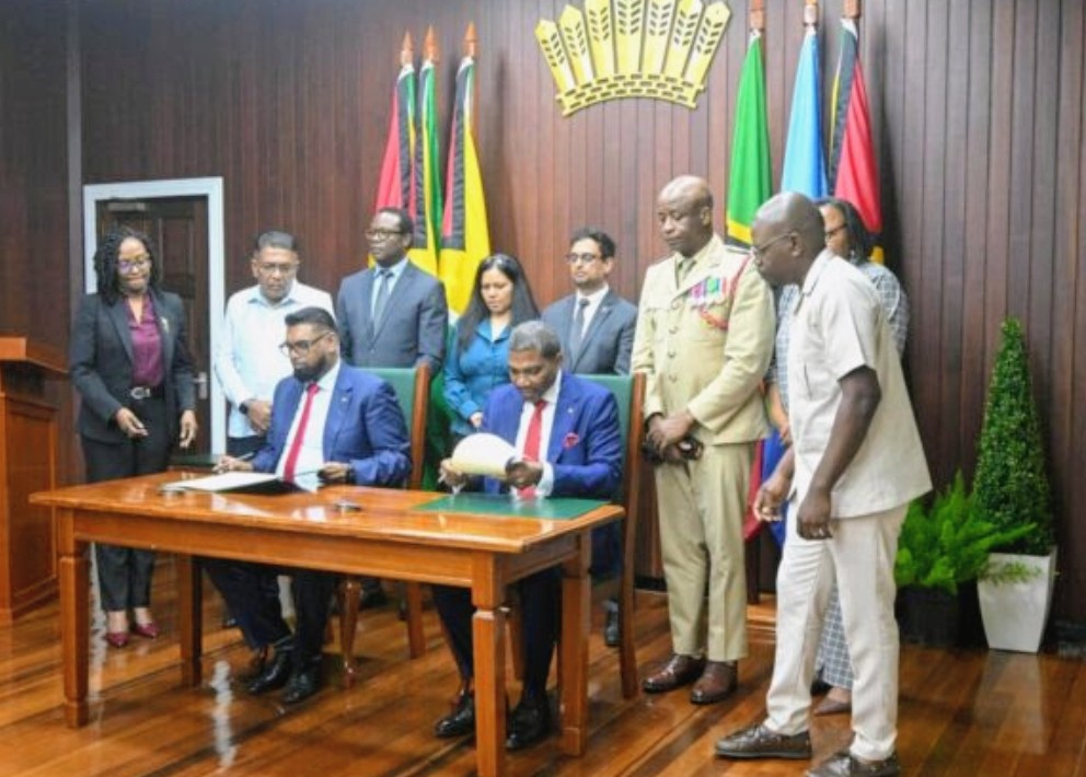 Guyana, St. Kitts sign deals on food security, security and modernisation