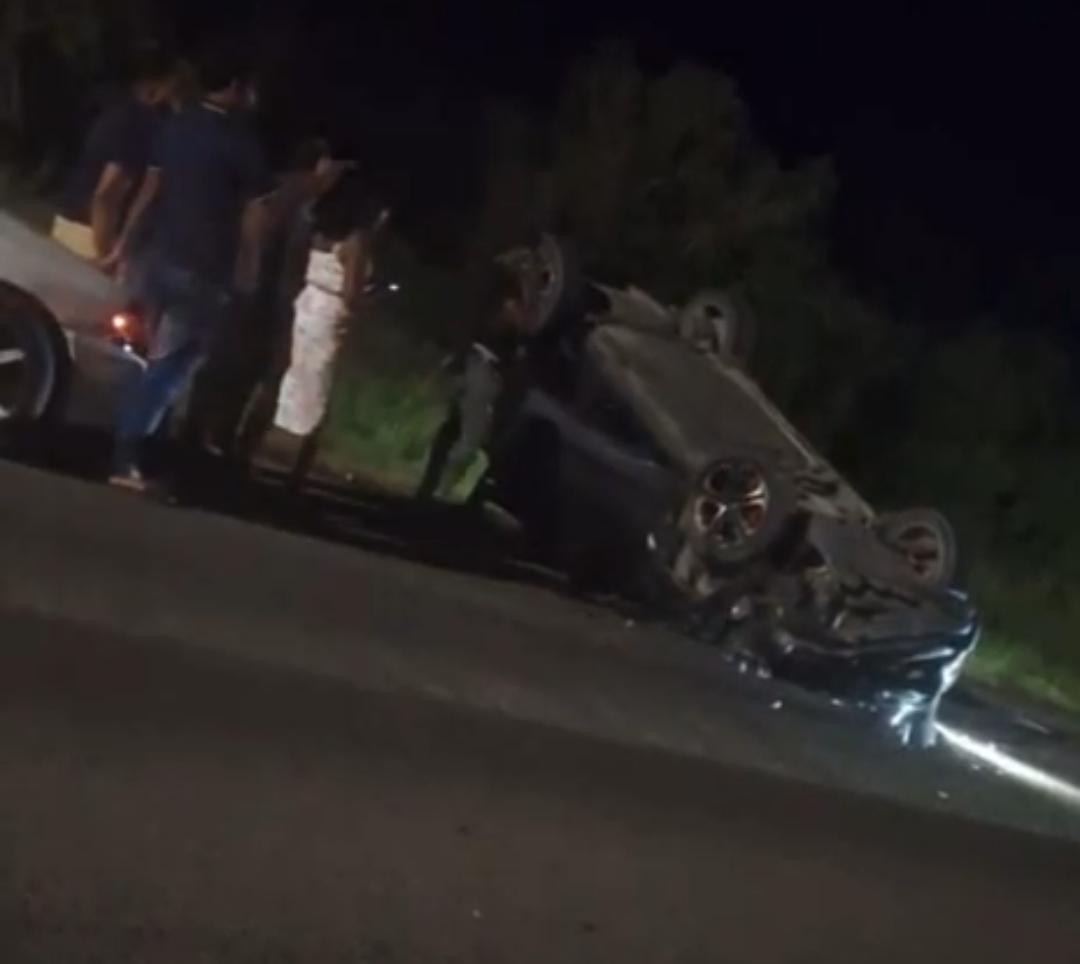 The vehicles involved in the accident