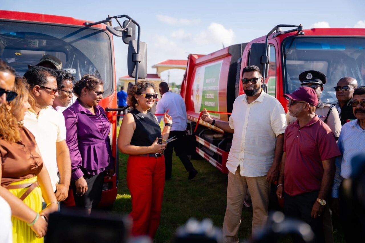 Region Three NDCs equipped with garbage trucks as rollout expands