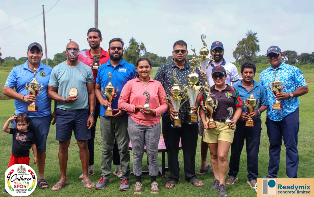Winners of the Readymix Concrete Limited and Ministry of Culture, Youth and Sport Golf Tournament